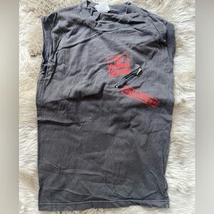 Rare Rolling Stones Sticky Fingers Promo 1970s Sleeveless Shirt size small